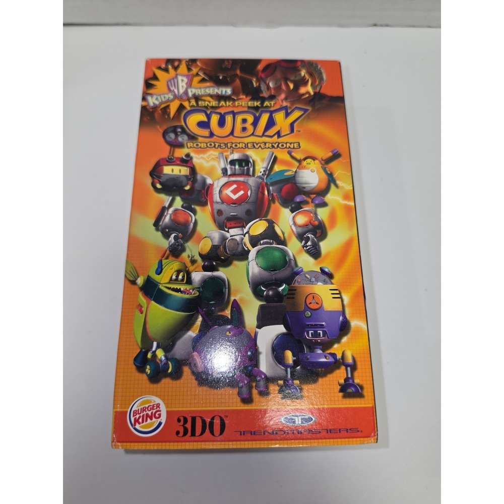 2001 Warner Bros. Kids promotional VHS tape for the animated series Cubix: Robot